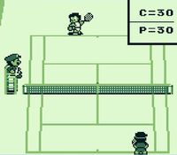 une photo d'Ã©cran de Tennis sur Nintendo Game Boy